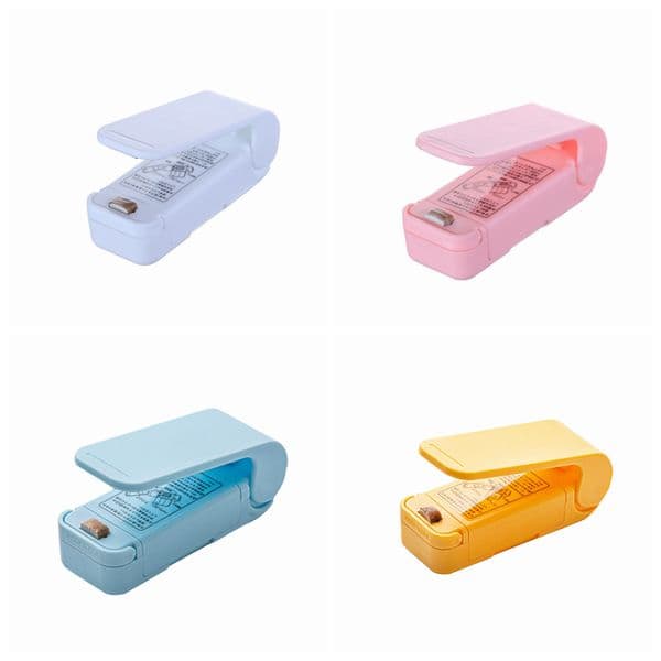 Mini Heat Bags Sealing Machine Package Sealer Bags Thermal Plastic Food Bag Closure Portable Sealers Packing Kitchen Accessories