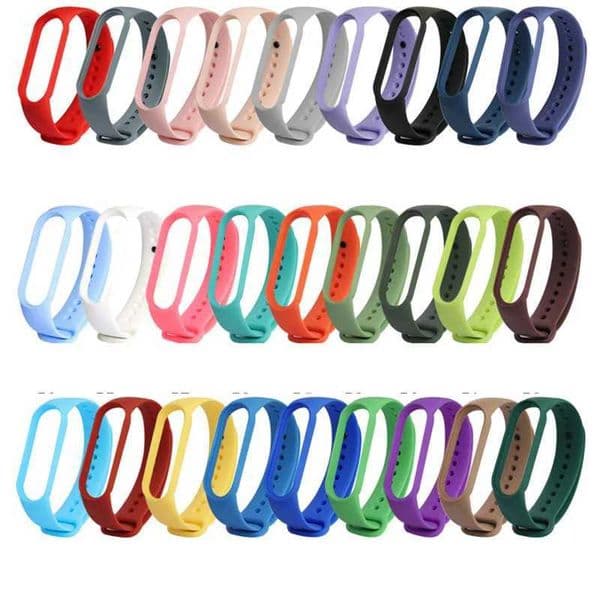 Hot Sale Silicone bracelet suitable for Mi Band 7 6 5 4 3 sports wristband Mi Band 5 6 Band 4 T241115