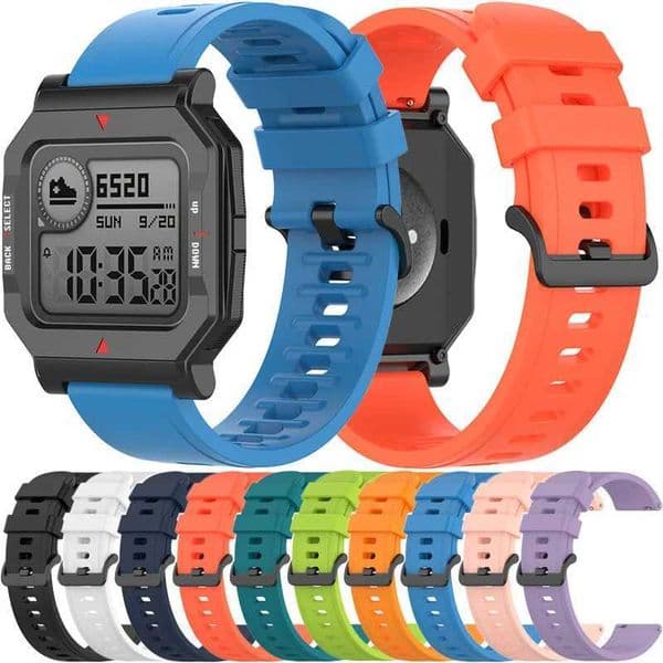 Hot Sale Soft silicone Wah strap for Huami Amazfit Neo Smart Wah replace wristband with tool strap accessory sports strap T241115