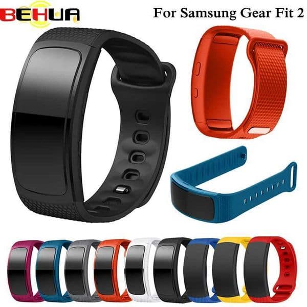 Hot Sale S/L silicone wristband replacement for Gear Fit2 Pro Wahband compatible with Fit 2 SM-R360 Wah strap dropper T241115