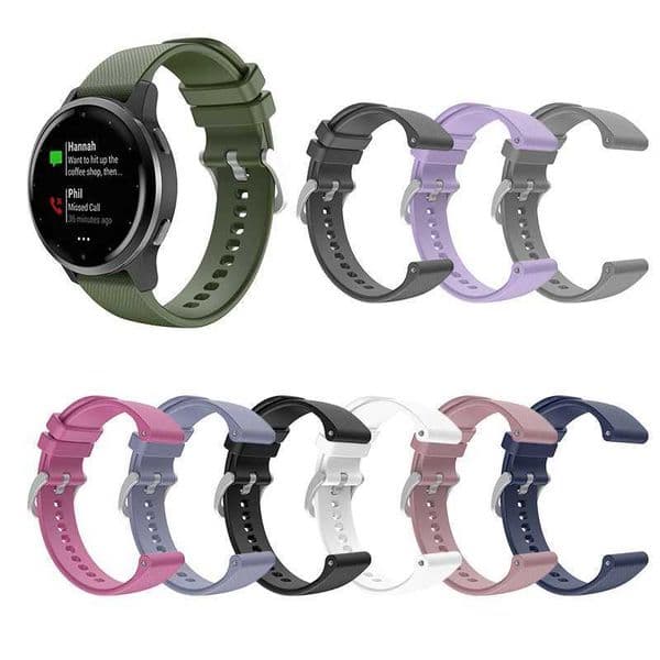 Hot Sale 1 silicone Sier buckle strap used for Gin Venu 2/Gin active 4 replacement wristband mm 10 optional T241115