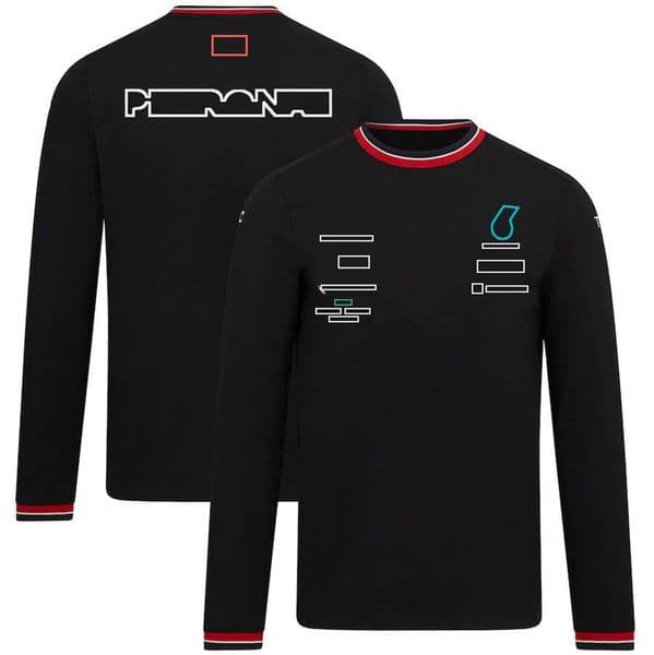 Motorcycle Gear Ride Motorcycle Gear Ride F1 Racing Suit 2022 Long-Sleeved Team Uniform Men's Fan T-Shirt Summer Custom ride gear Car Overalls Free Ship Shippin