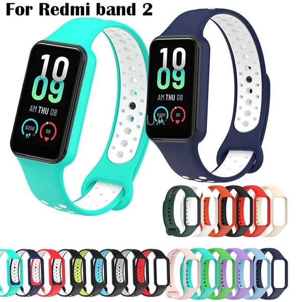 Silicone strap suitable for Mi Band 2 Wahtrap suitable for Mi Smart Band 2 wristband bracelet replacement strap+protective film M241115