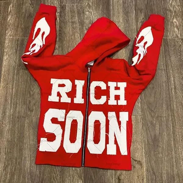 Mens Hoodies European And American Letter Embroidery Oversized Hoodie Women High Street Couple Coat Retro Loose Zipper Sweatshirt Men Z260526