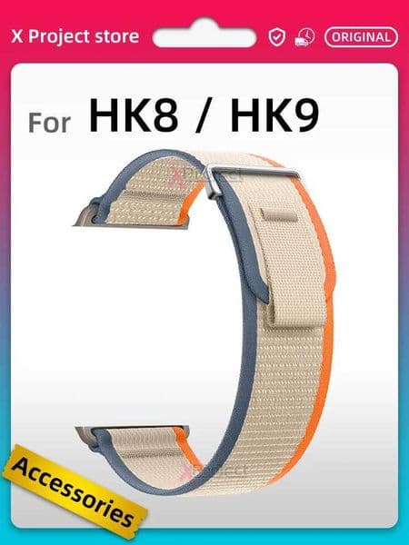 Hot Sale Smart Wah HK9 TRA 2 Max Strap Nylon HK8 PRO MAX HK TRA One HK9 PRO PLUS Smartwah Band Sport Travel Loop Accessories T241115