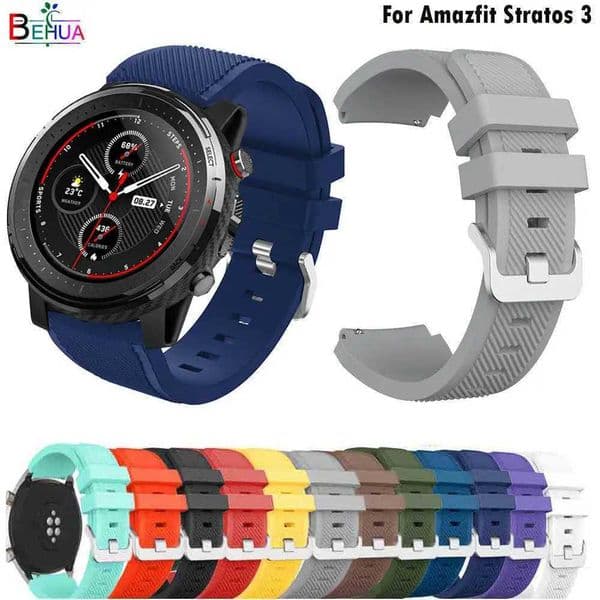 Hot Sale Wahband for Huami Amazfit Stratos 3 2 2S with Smart Wah Replacement Wah GT 2 46mm Wristband Accessories T241115