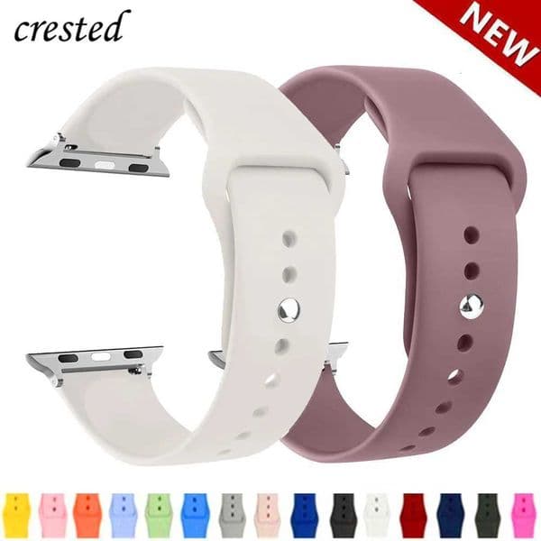 Wah silicone strap 44mm 40mm 45mm 41mm 38mm 42mm strap bracelet iWah series se 9 8 7 6 5 3 tra 2 strap 49mm M241115