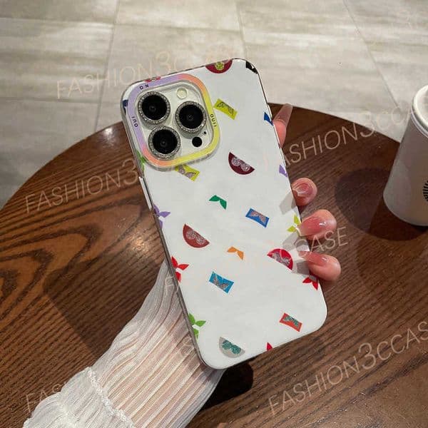 Designers Phone Cases For iPhone 16 Pro Max 15 Plus 14 13 12 11 promax Letter For Pro Max Fashion Gradient Pattern Phonecase Pink