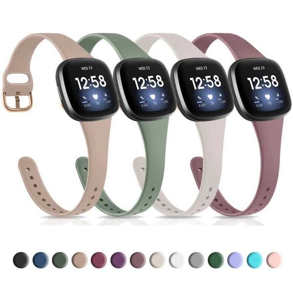 Silicone strap for Versa 3/Versa 4 Band bracelet for replacing Sense/Sense 2 Wahband strap M241115