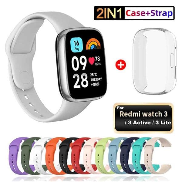 Wah strap Mi Wah 3 active/Lite strap replacement silicone strap Mi Wah 3 strap Correa bracelet M241115
