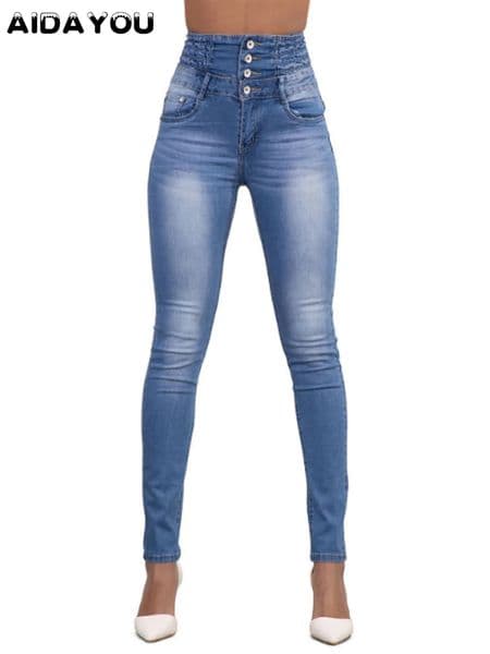 Women Button Fly Jean High Waisted Stretch Levanta Cola Good Stretchy Ankle 80s 90s Denim Pant Slim Tapered Leg Tall Long Girl 241115