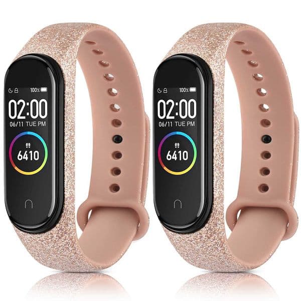 Mi Band 4 3 Silicone Sweatproof Wristband Mi Band 5 6 Sports Bracelet M241115