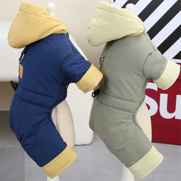 Hot dog clothing winter puppy pet coat suitable for small and medium-sized dogs thick waterproof Yorkshire pet clothing hoodie Chihuahua M241116