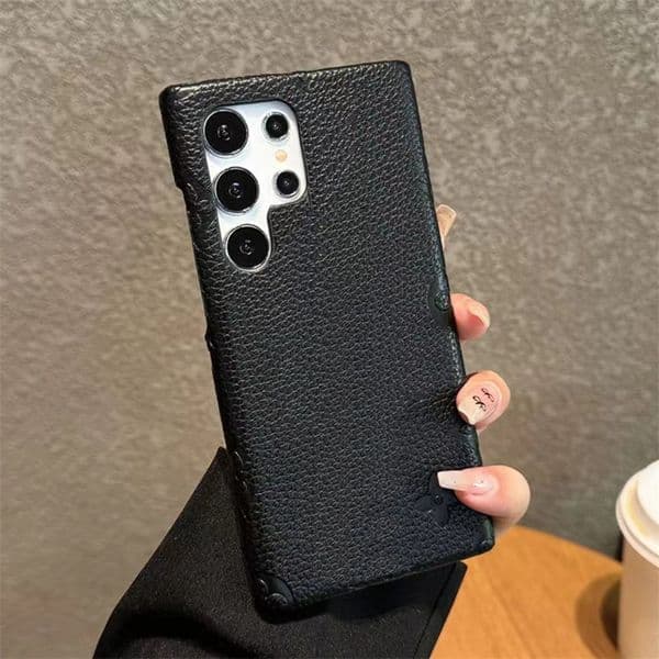 Cell Phone Cases Fashion Designer Embossed Flower Cases for iphone 16 16pro 15 15Pro 14 14pro 13 13pro 12 pro max Luxury Lychee Leather Pattern Cover with Samsung S24 ul