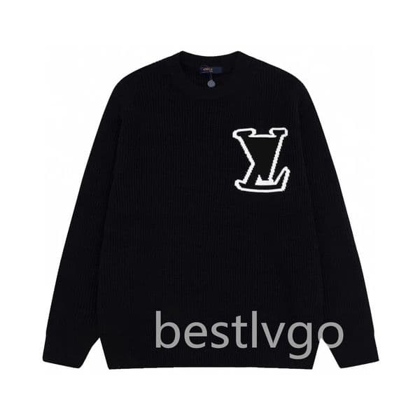 Mens Plus Size Hoodies u0026 Sweatshirts jacquard letter knitted sweater in autumn / winter acquard knitting machine e Custom jnlarged detail crew neck cotton