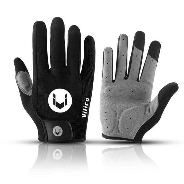 Autumn Winter MTB Cycling Long Finger Gloves Non-Slip Wear Shock Proof Breathab Touch Screen Bicyc Motoike Gloves MenXJ241118