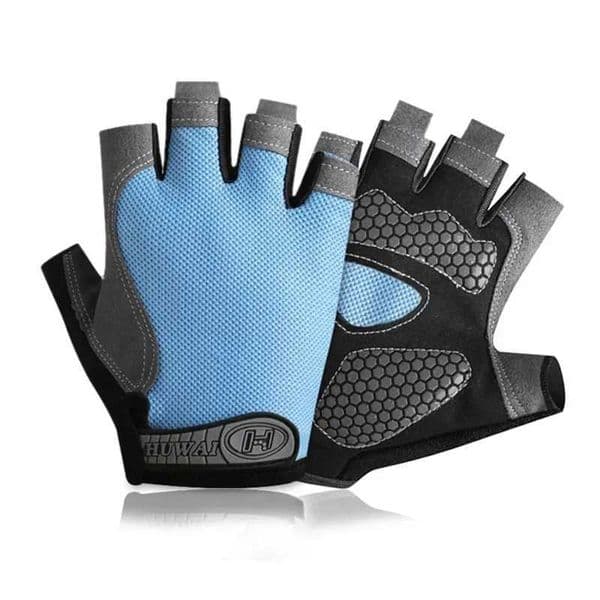 Gym Anti-Slip Half Finger Gloves Breathab Dumbbells Gloves Men Women Elastic Shock Exercise Sports Gloves for Cycling BicycXJ241118