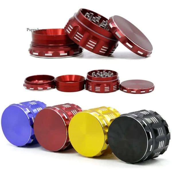 Unique Design Grinders With Sticker Pattern 30Mm Smoking Accessories Zinc Alloy 4 Layers Tobacco Crusher Hand Herb Grinder HK In Stock 0418