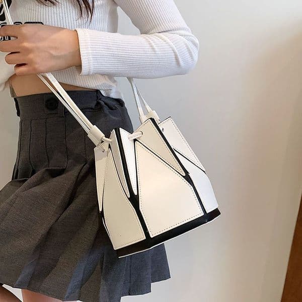 New fashion trend drawstring bucket bag leisure trend high end handbag designer crossbody bag shoulder bag