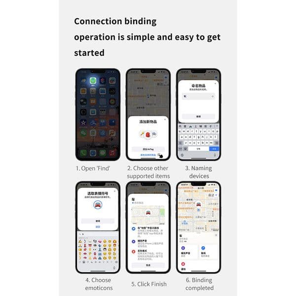 2026 New New GPS Smart Air Tag Mini Bluetooth Child Pet Finder Key Anti-Lost Security outdoor Alarm Tracker For Outdoor Apple IOS System Find My App Free Shippi