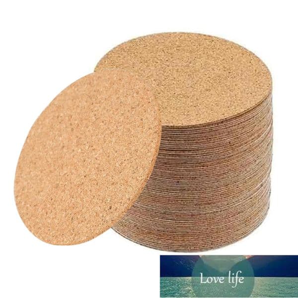 50pcs Self Sticker Cork Coasters Cork Mats Backing Sheets For DIY Desktop Decoration Kitchen Table Pad ZZ