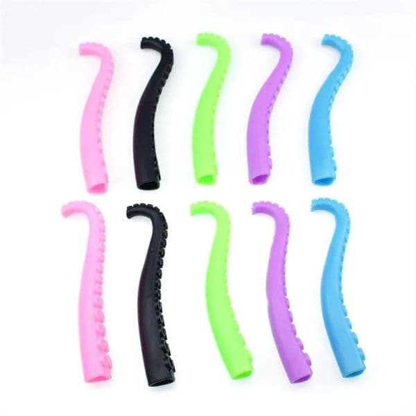 New Novel Plastic Finger Puppet Story Mini Octopus Tentacles Toy Silicone Small Finger Toys for Kids Children LL