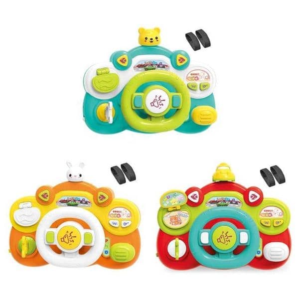 Electric Steering Wheel Toy Driving Car Toy Preschool Early Learning ToyXJ241118