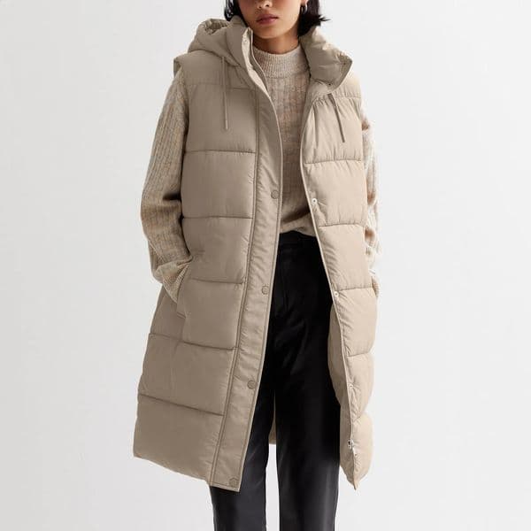 Womens Fashion Down Cotton Vest Autumn/winter Loose-fit Slimming Medium-length Outer Wear Jacket Trendy Womens Clothing 241105