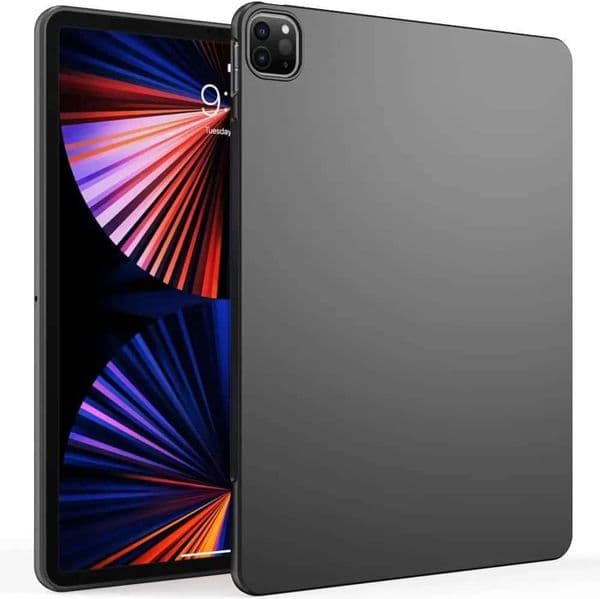 Soft Case for 12.9-inch iPad Pro 2020 2021 2022 A2232 A2461 A2437 Flexible Silicone TPU Black Protective Case Back CoverXJ250419