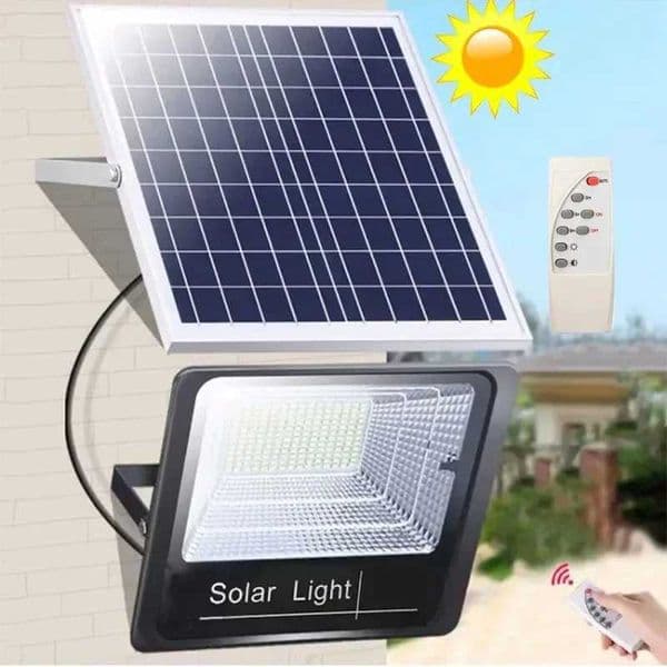 54-362LED Solar Flood Lights Remote Control Solar Powered Spotlight Outdoor Waterproof IP67 Villa Street Light Adjustable Angle zyc241120