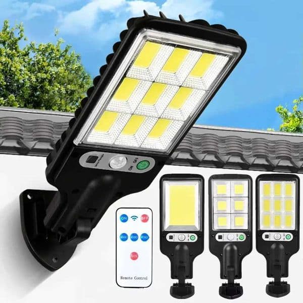 Solar Powered Street Lamp Wifh Motion Sensor 3 Mode Waterproof Solar Outdoor Led Courtyard Wall Light Security Lighting For Path zyc241120
