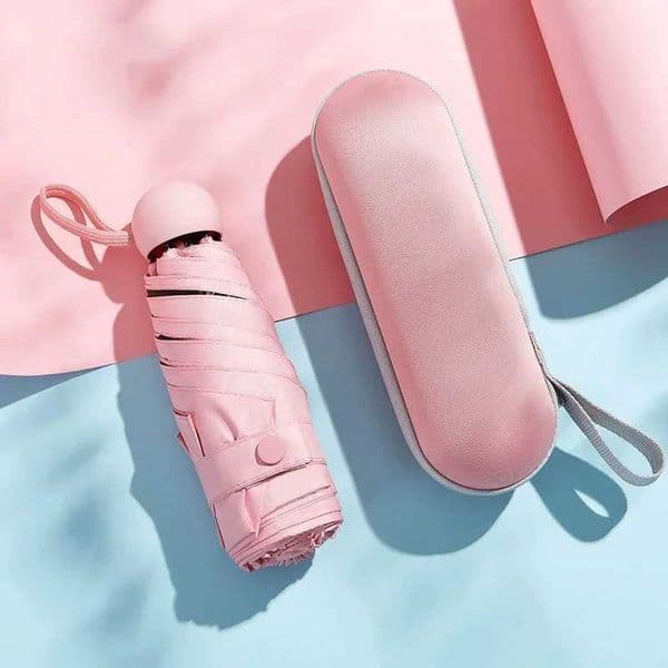 Phone Size Mini Pocket Womens Umbrella Male Man Ultralight Rain Sun Umbrella Girls Anti UV Portable Folding Umbrella ParasolXJ241120