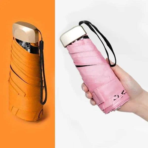 Pocket Size Mini Womens Umbrella Women Ultralight Rain Sun Umbrella Girls Anti UV Portable Folding Umbrella ParasolXJ241120