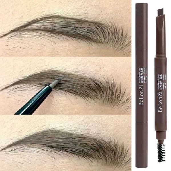 Lasting Natural Eyebrow Pencil Double Heads Automatic Triangle Eyebrow Pencil Cosmetics Waterproof Non-Smudged Eye Brow MakeupXJ241121