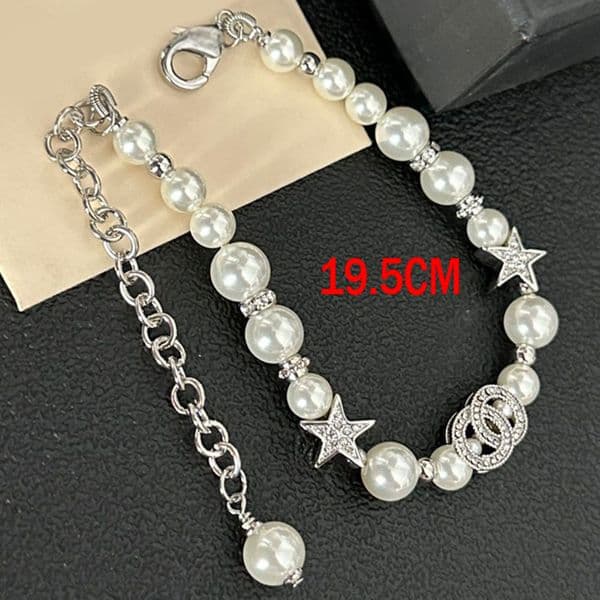 14K Gold Bangle Classic Letter Crystal Flower Pearl Pendant Womens Fashion Gifts Jewelry Accessories Copper Wristband Cuff Chain Q260513