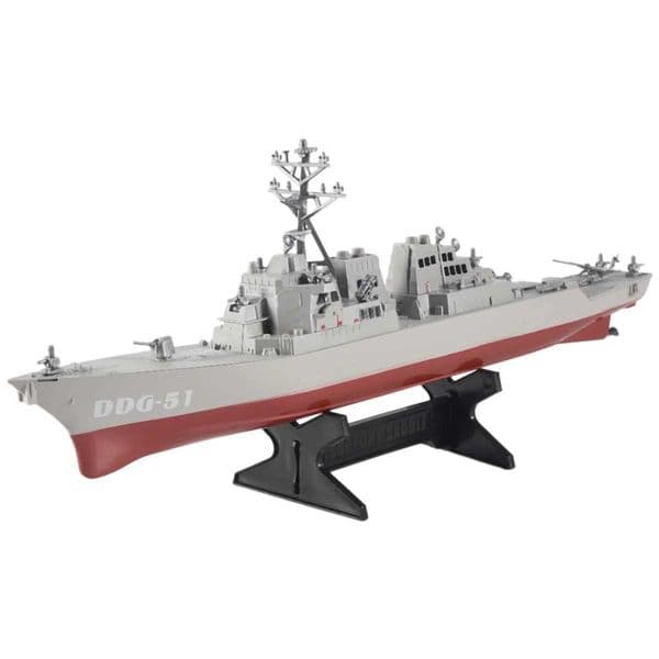 Guided Missile Destroyer Ship Model Static Toys with Display Stand Warship Model DIY Educational Toys Hobbies Children GiftXJ241120