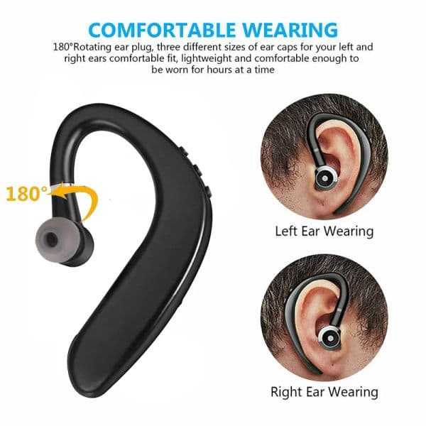 Single Earbud Ear Headphones Wireless Bluetooth Air Bone Conduction Headphones Head Set Bluetooth Open Ear Bone Conduction Earbuds
