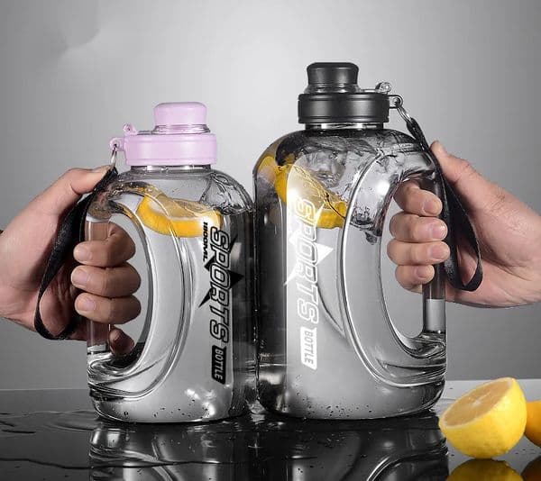 2026 New FENGTAO Extra Large Cup Ton Sports Straw Cap Water Bottle61 Oz 1800 Ml95 2800 Ml Bottle With Time Mark Free Shipping