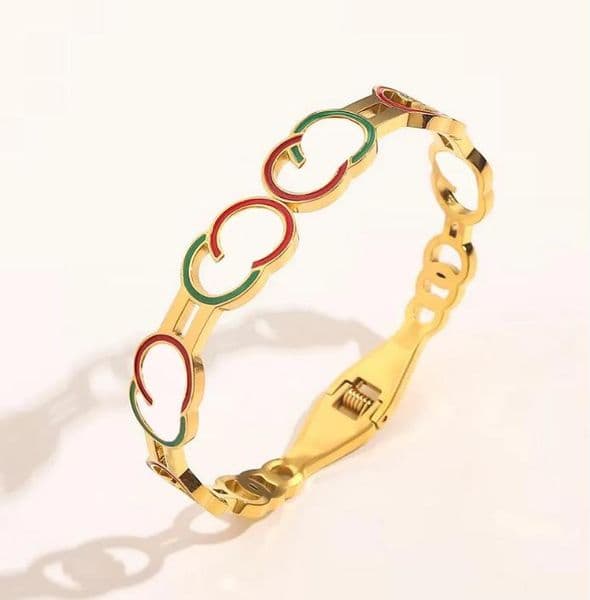 s Fashion Bracelets Women Bangle Designer Letter Jewelry Gold Plated Stainless steel Womens Wristband Wedding Gifts Accessories