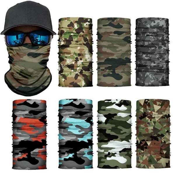 Tube Scarves Breathable Cycling Hiking Tactical Scarf Neck Gaiter Men Seamless Bandana Women Headband Balaclava ShieldXJ241122
