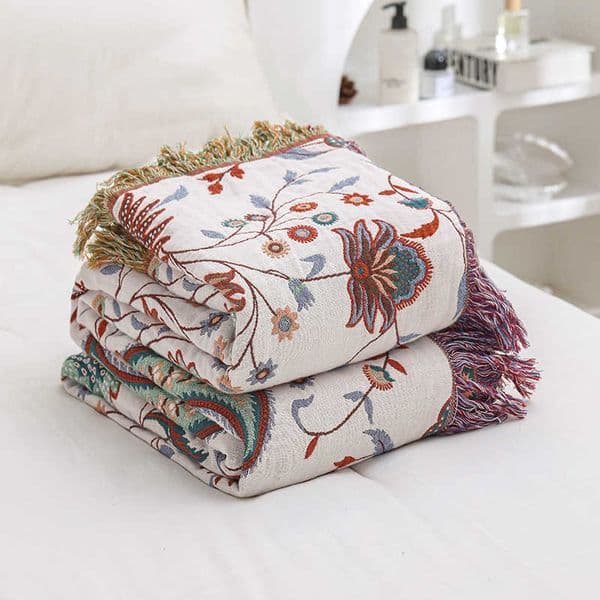 2026 New Winter Sandhair Towel Four Seasons Universal Cloth Bed Sofa Cushion Cover Single Three Person Lti Functional Blanket Free Shipping