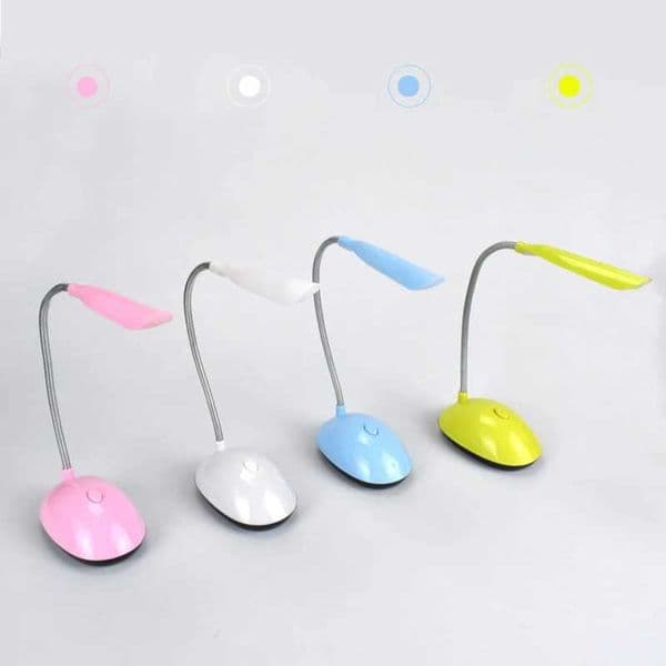 Mini LED light 360 degree rotating eye protection desk lamp portable dormitory reading lamp decorative desk lamp X241122