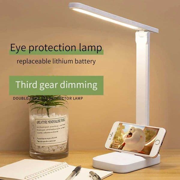 LED Table Lamp Touch Dimmable Eye Protectio Desk Light Indoor Study Table Lights Bedroom Bedside Reading Rechargable Desk Lamps Z241123
