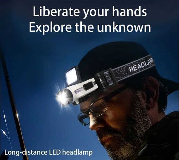 New Arrival BARD induction light COB ZO light built-in battery flash USB charging flashlight 5 light mode light Z241122