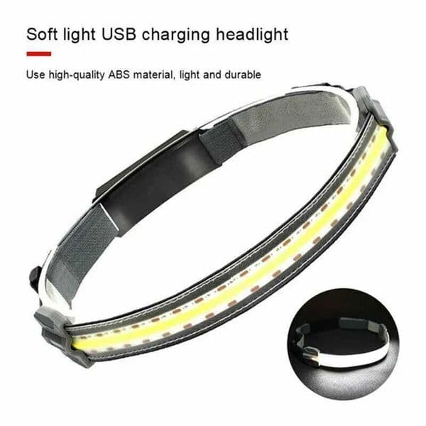 New Arrival Odlight COB light USB charging light built-in battery outdoor flashlight used for running fishing in 3 modes Z241122