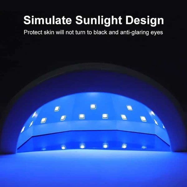 New Arrival 48/6W UV LED nail art lamp for fast curing Fl UV gel professional nail dryer with motion sensor portable nail salon equipment Z241123
