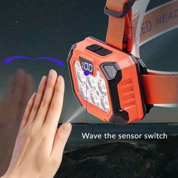 New Arrival Induction light COB D sensor light built-in battery flashlight USB charging flashlight 5 light mode light Z241122