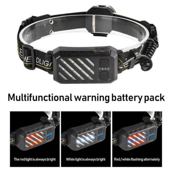 New Arrival COB light USB charging power light 7-mode odlight flashlight outdoor fishing camera waterproof light Z241122