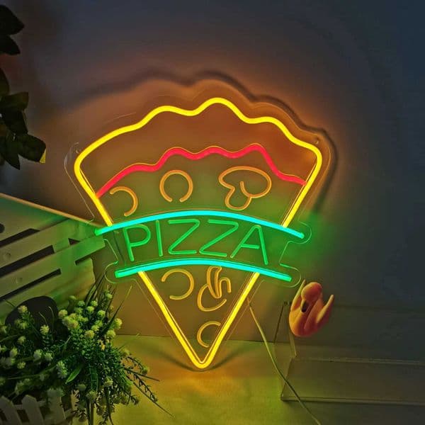 Led Neon Sign Pizza Noodle Restaurant Shop Decorations Holiday Party Wedding Decoration Night Light Home Wall Bar Christmas Z241123