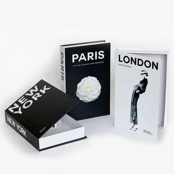 Fashion Art Openable Fake Books for Decoration Storage Box New Hotle Decorative Book for Living Room Simulation Books Home Decor T260420